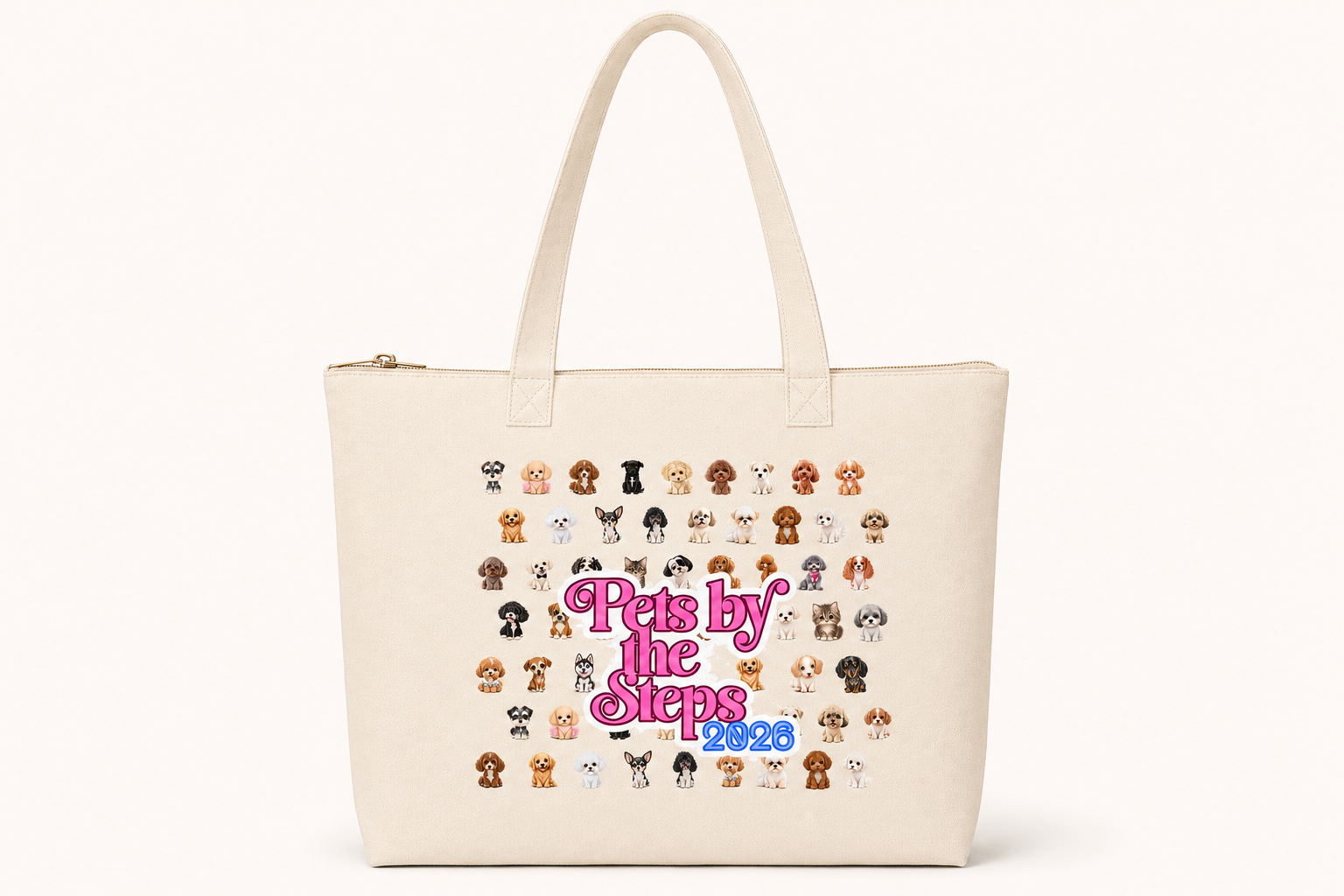 Pets by the Steps 2026 Tote Bag 🐾