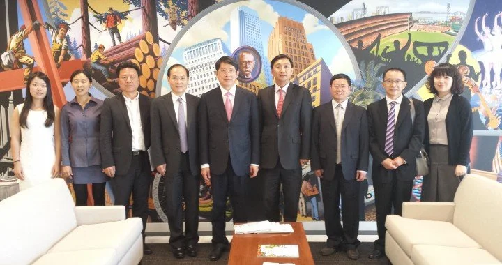 美中硅谷协会接待武汉商务考察团