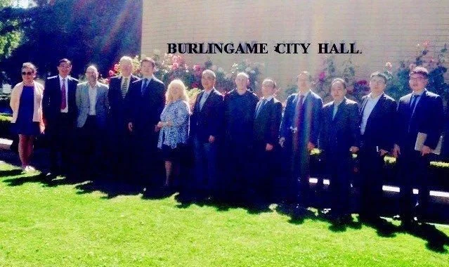 The City of Burlingame and China Silicon Valley receive the delegation of China Merchants Group
