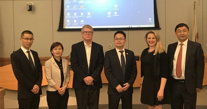 China Silicon Valley received a delegation from Shuangliu district Chengdu city China