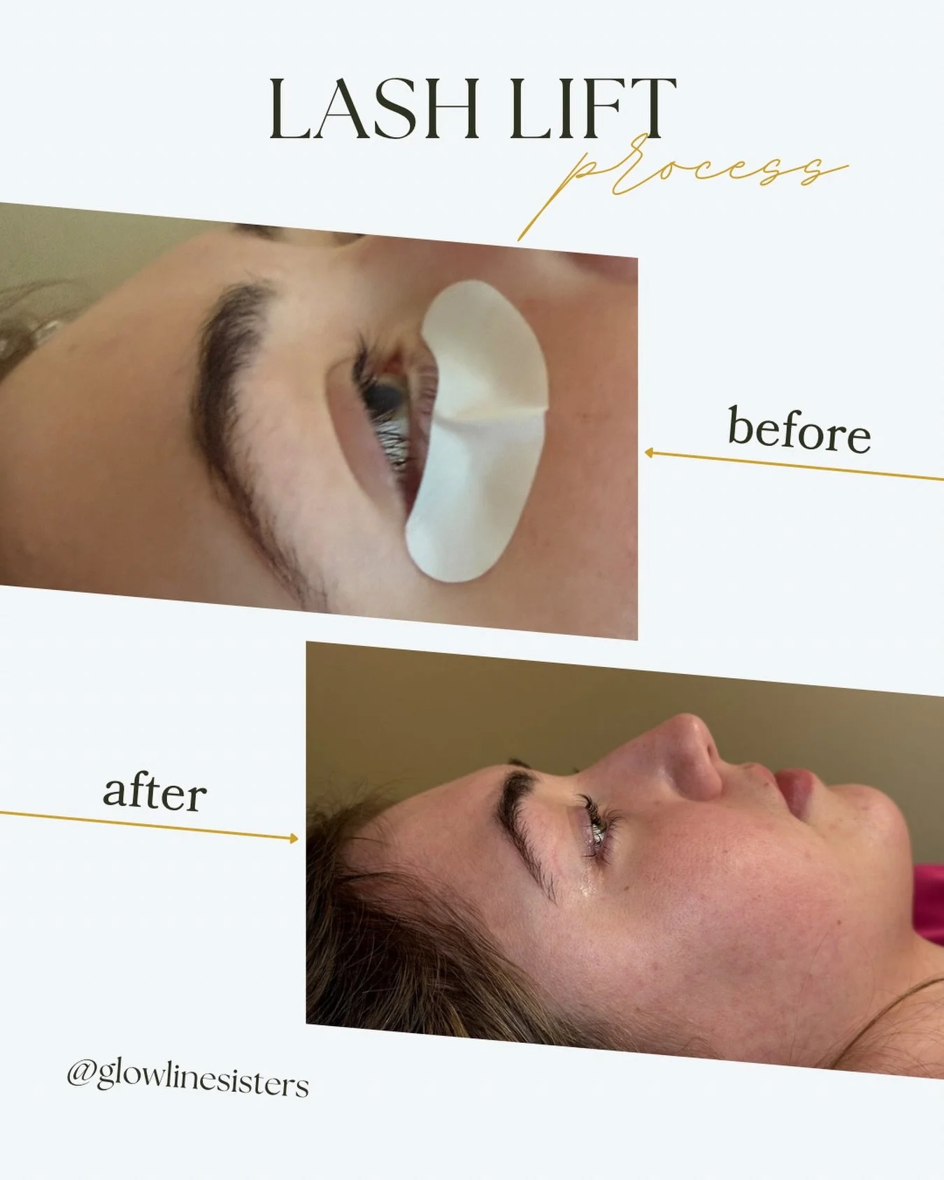 What is a lash lift?
It&rsquo;s a gentle curl + lift of your natural lashes for a brighter, more open-eye look that lasts 6&ndash;8 weeks (results vary).
Aftercare: keep lashes dry for 24 hours, avoid steam/saunas, and skip oil-based products around 