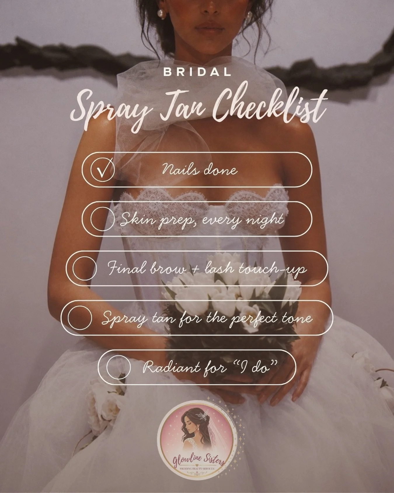 ✨Bride-to-be glow loading&hellip; 🤍✨

Your wedding beauty checklist starts here🏁Glowing skin, flawless confidence, and luxury self-care before your big day.

At Glowline Sisters Beauty and Wellness, we help brides feel radiant from head to toe with