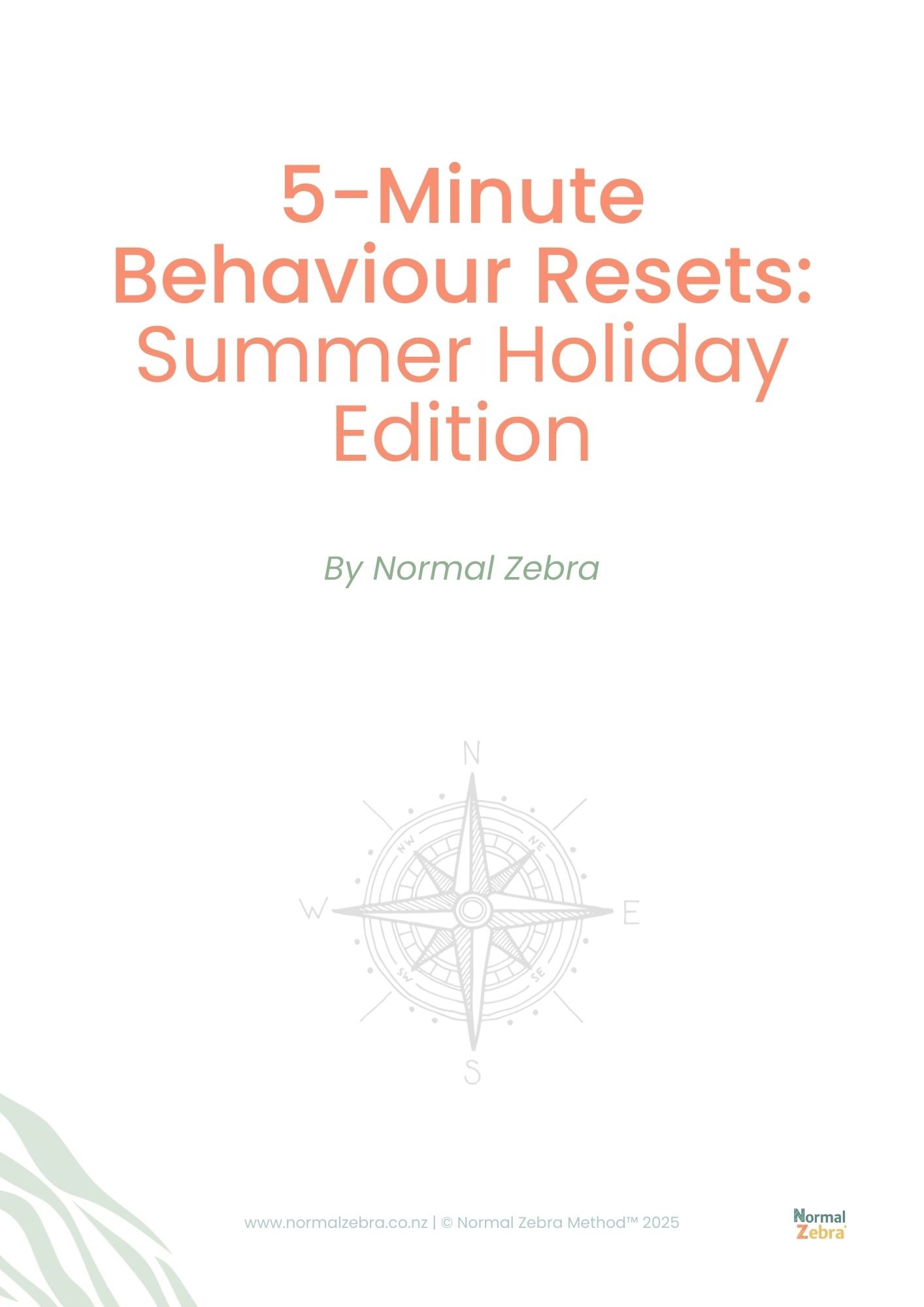 5-Minute Behaviour Resets: Summer Holiday Edition (Printable Toolkit)