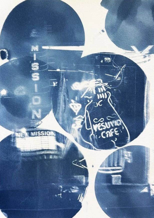 Cyanotypes with Rebecca Ustrell