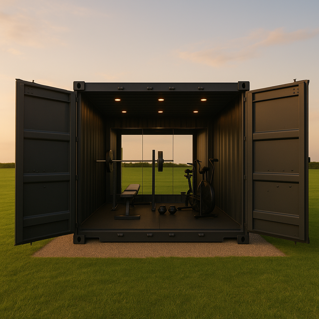 Custom Shipping Container Gyms That Bring Your Workout Home