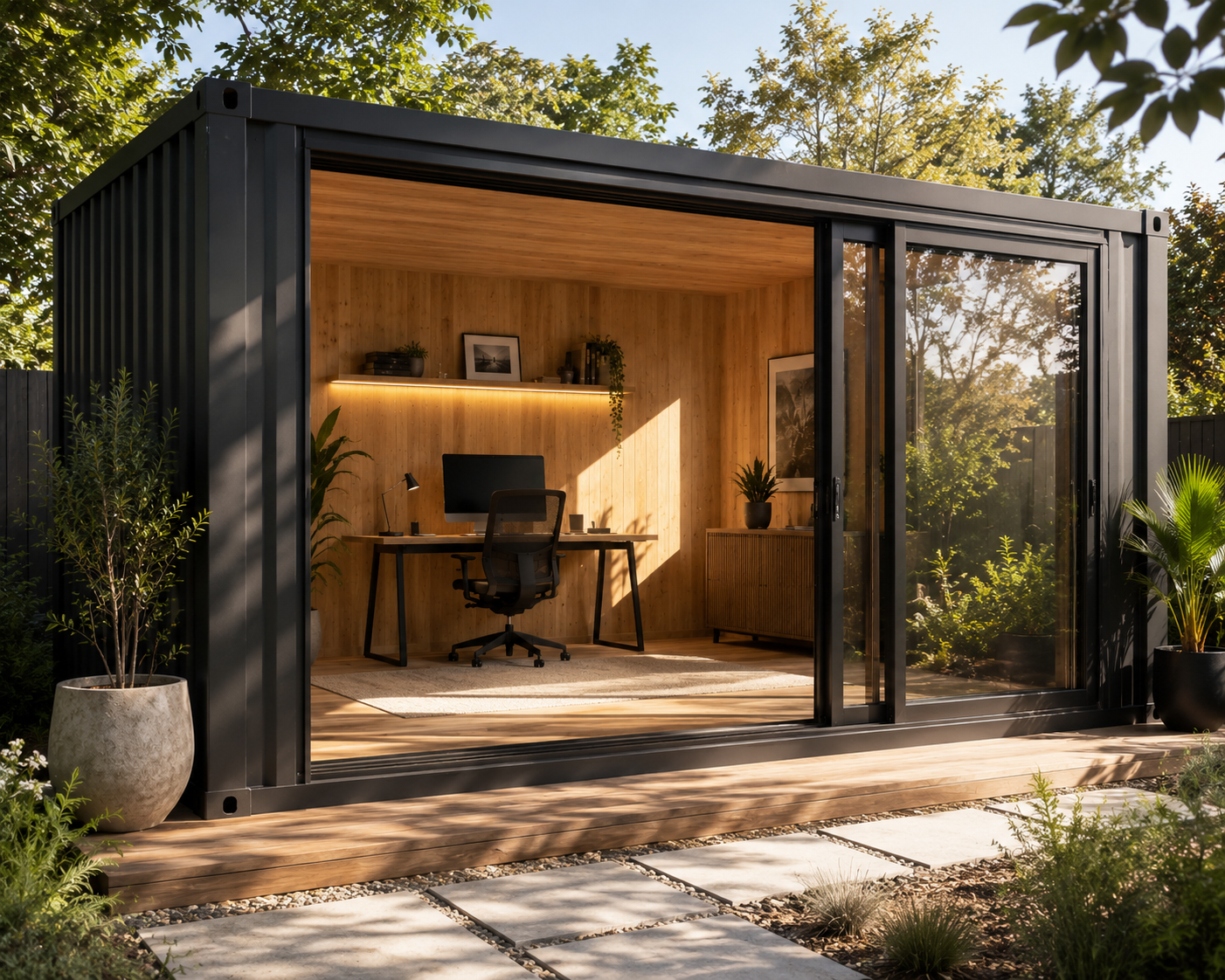 Design Your Own Shipping Container Home Office: A Workspace Built Around the Way You Work