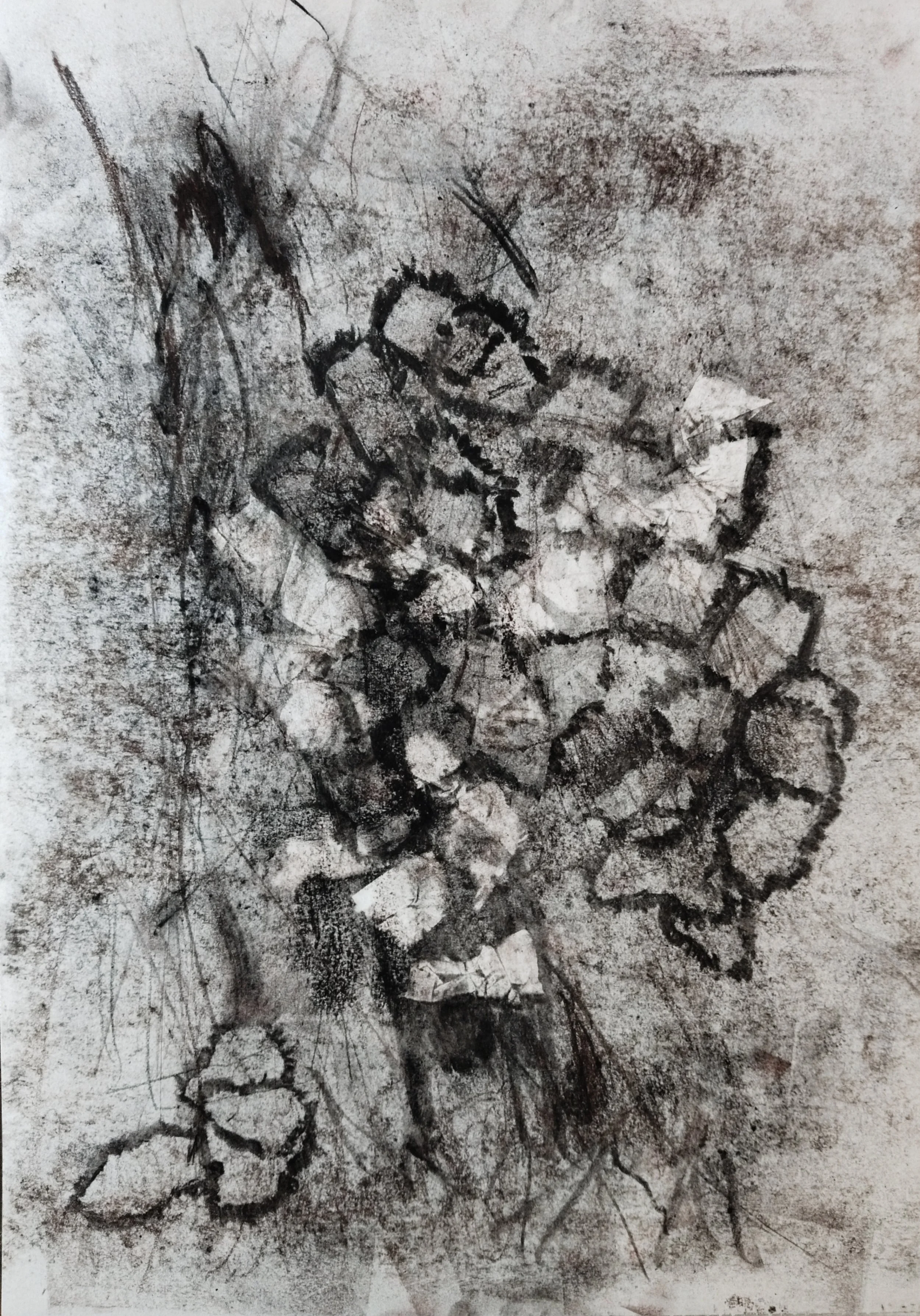 Untitled. Charcoal on paper, 30x42cm