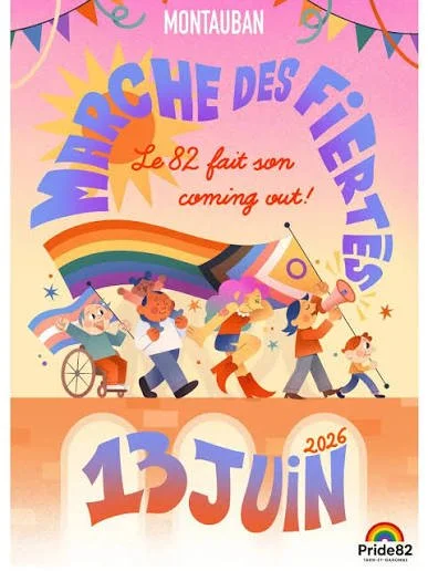 Marche des fiertés, Montauban, 13 juin 2026