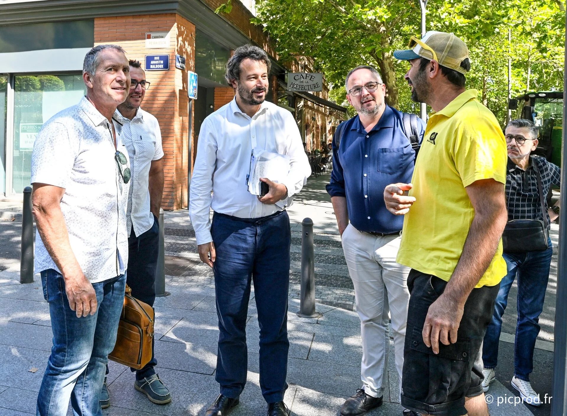 La Coordination rurale se mobilise pour dénoncer les mesures de restriction sur l'irrigation, Albi, juillet 2026