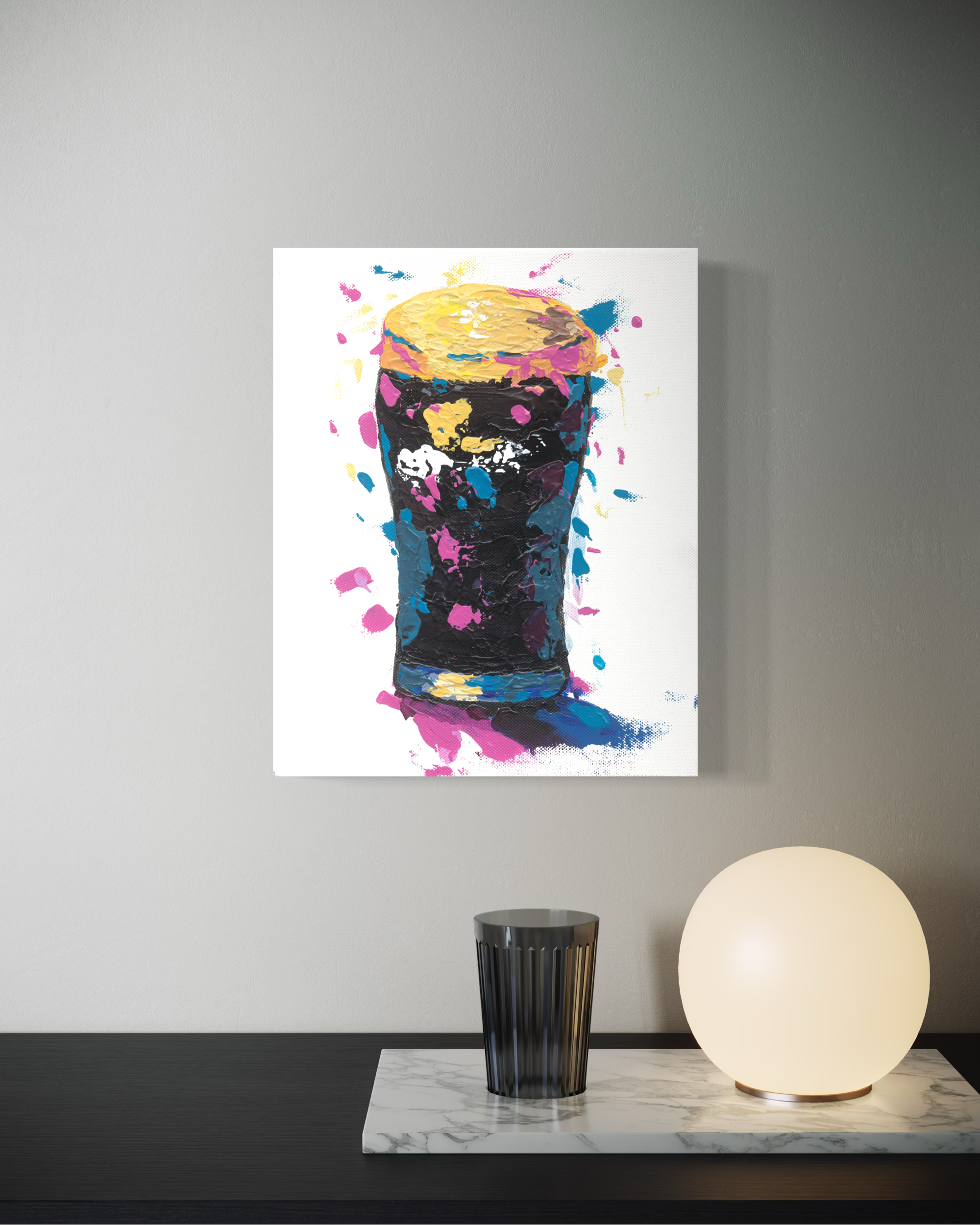 Sláinte (Cheers) - Original on Canvas