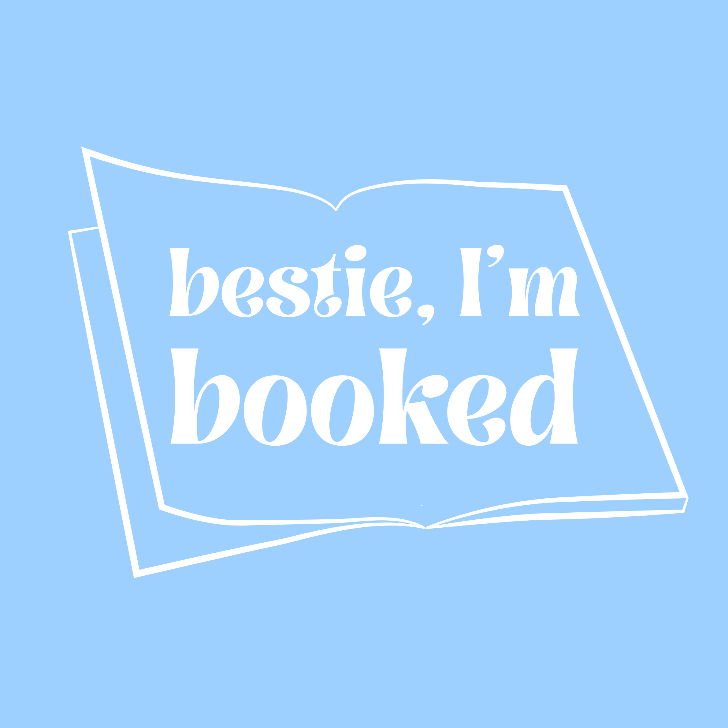 Substack monthly bookish newsletter: bestie, I'm booked