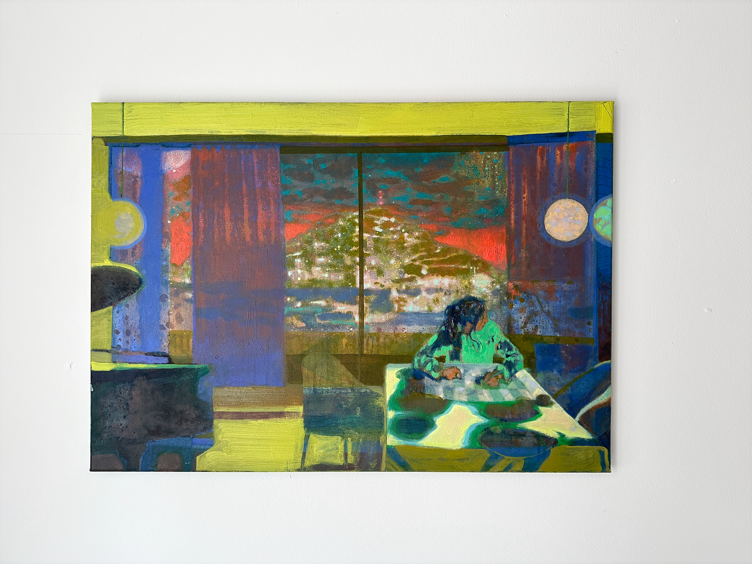 Ports for tomorrow   |   2026   |   Oil on canvas   |   60 cm x 42 cm