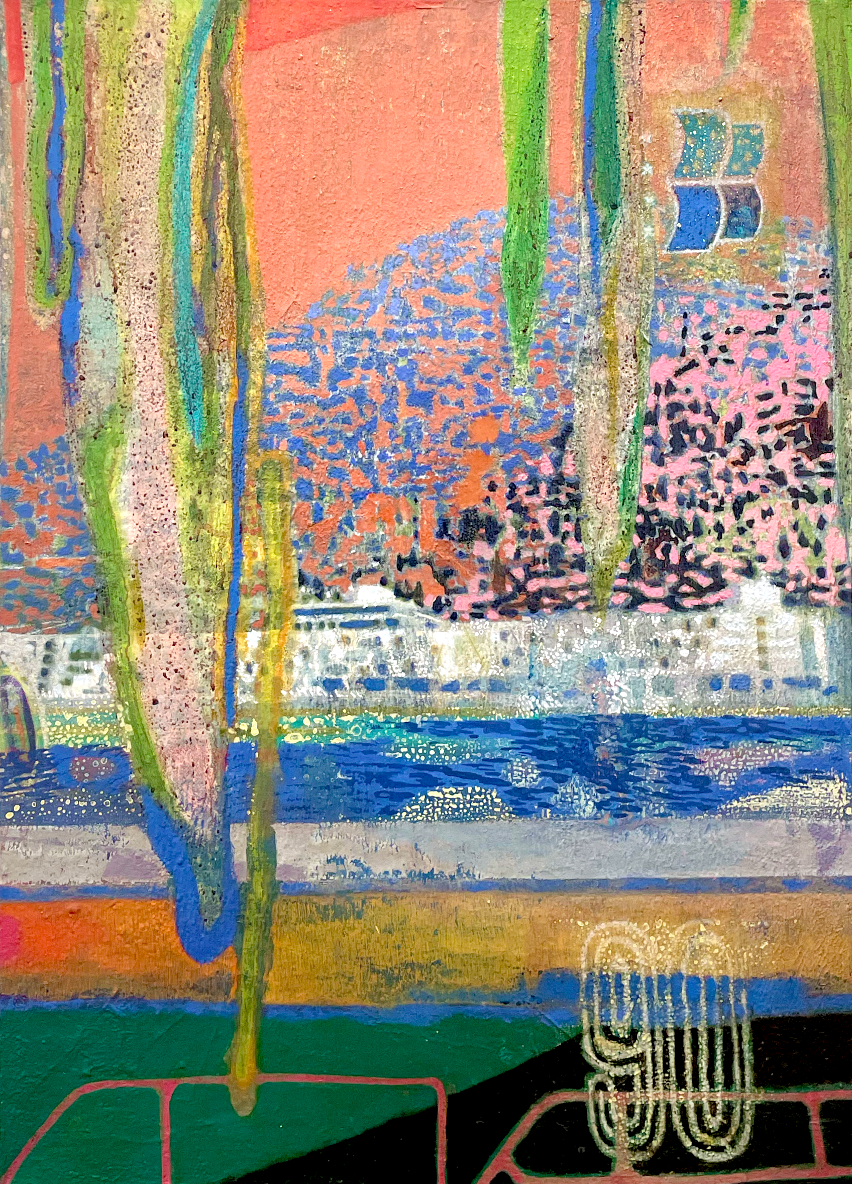 Naive memory   |   2023   |   Oil and resin on canvas   |   700mm x 500mm