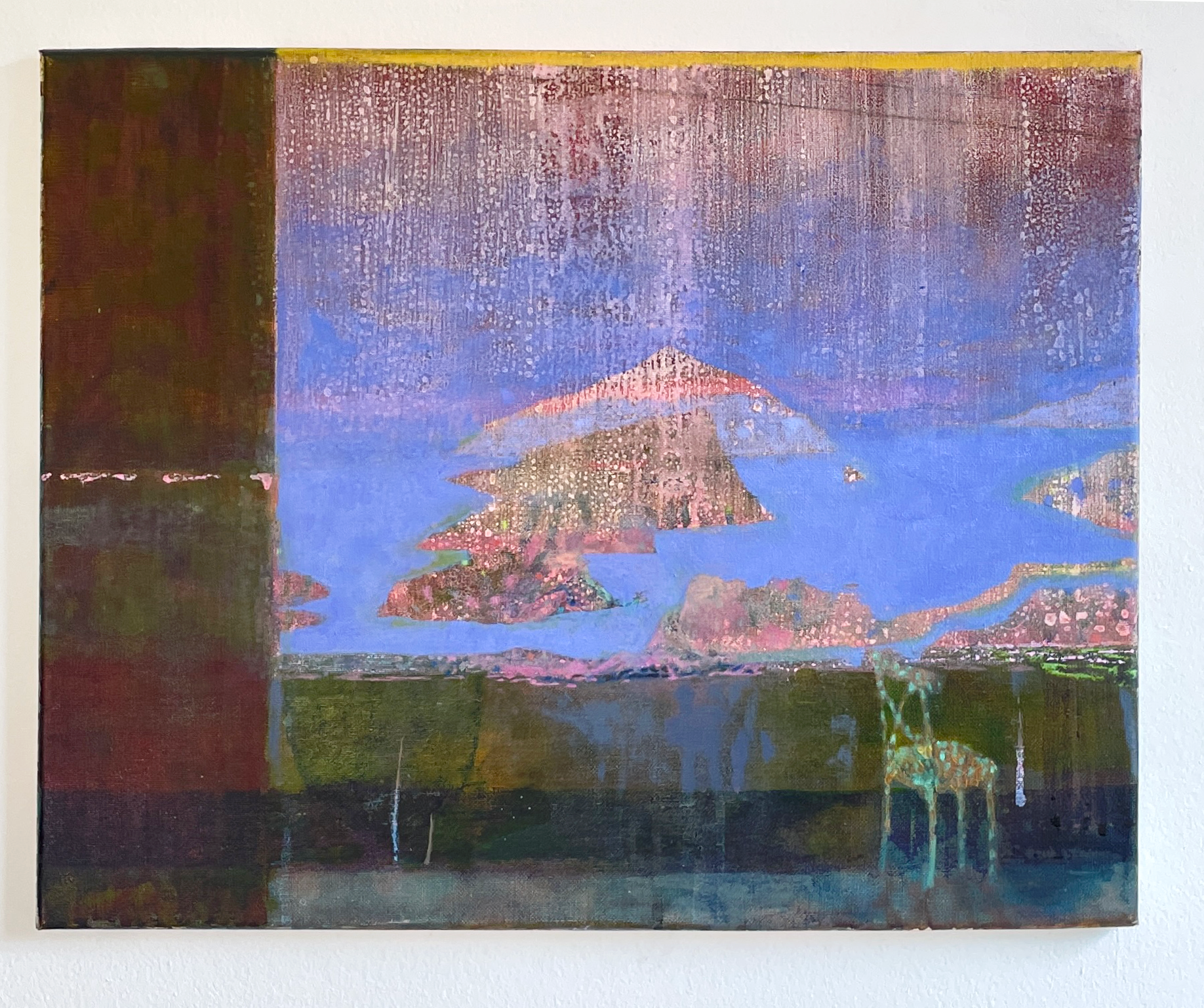 You're on island time now   |   2026   |   Oil on canvas   |   500 mm x 400 mm