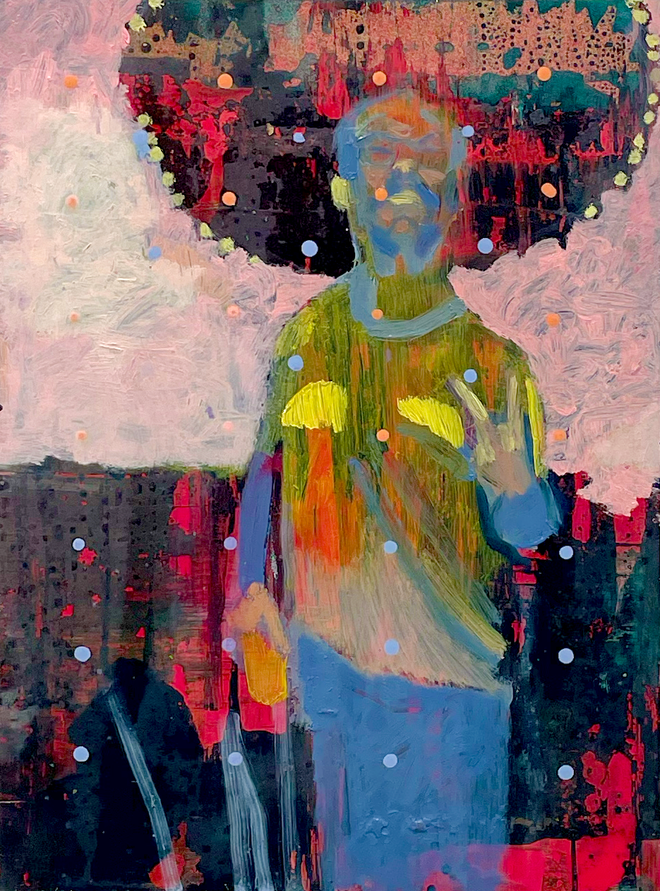 Yu-Mex 30   |   2022   |   Oil and ink on panel   |   270mm x 230mm