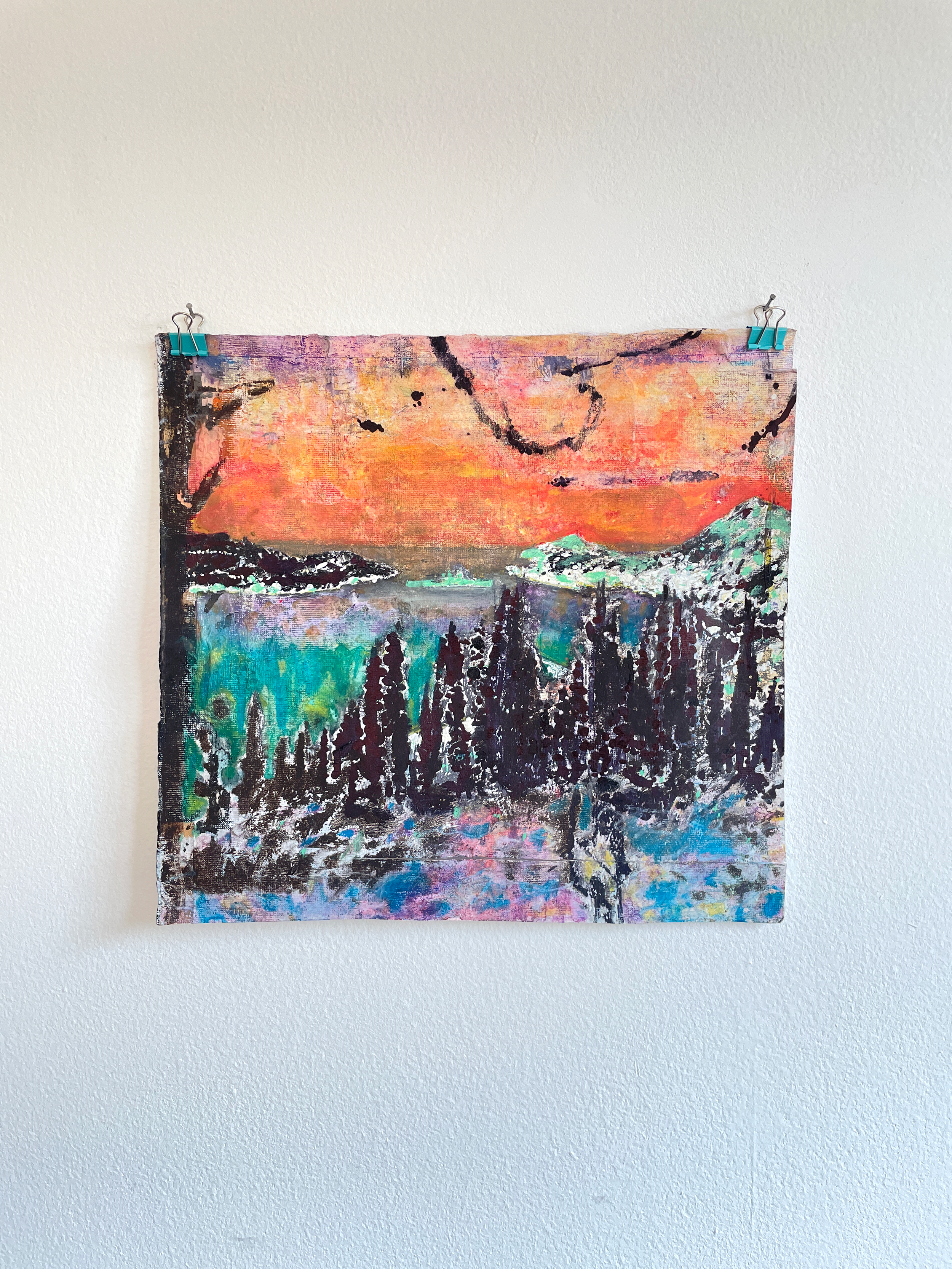 Inseparables (Sketch)   |   2026   |   Mixed media on paper   |   270 mm x 250 mm