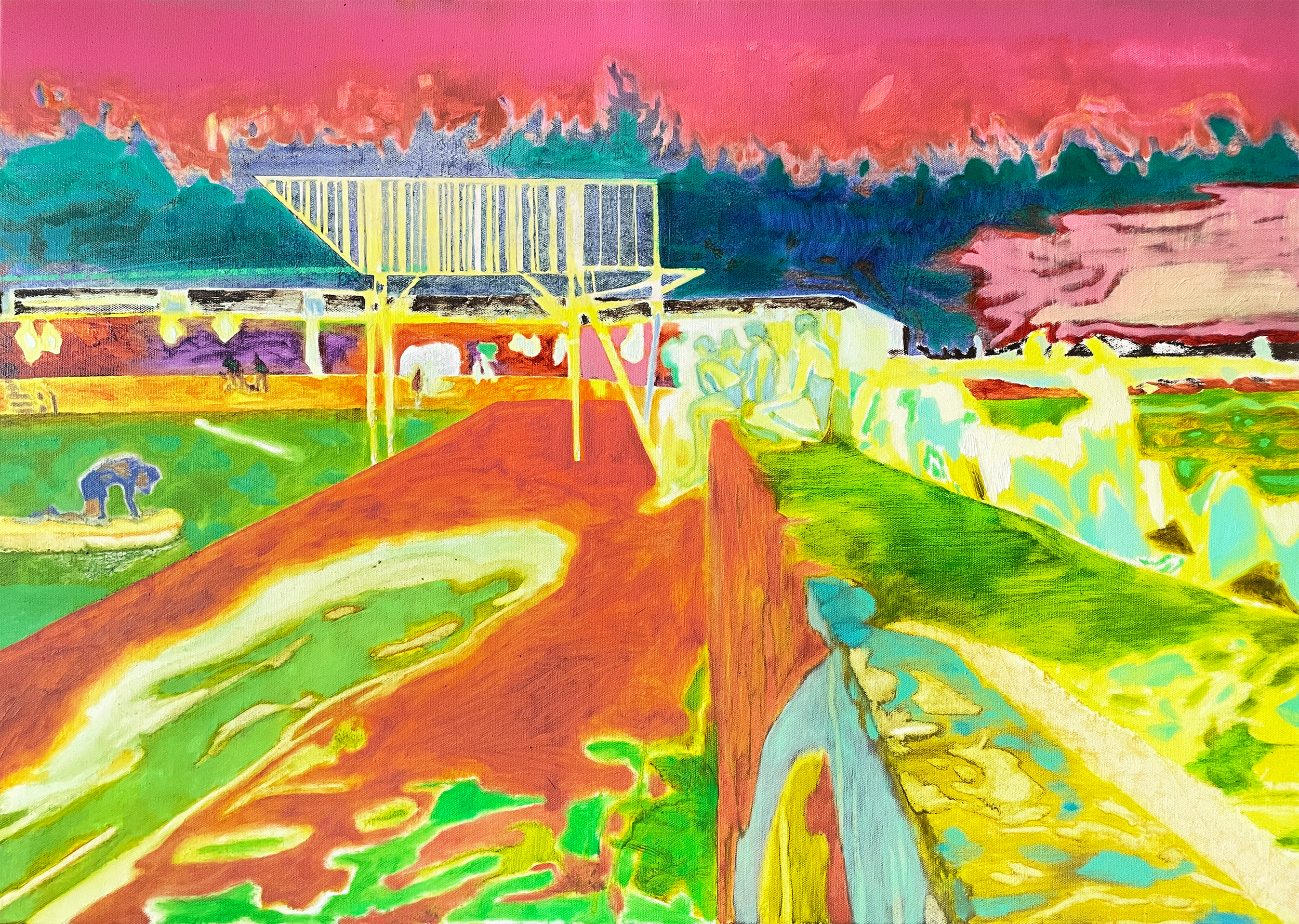 Visitants   |   2026   |   Oil on canvas   |   800 mm x 500 mm