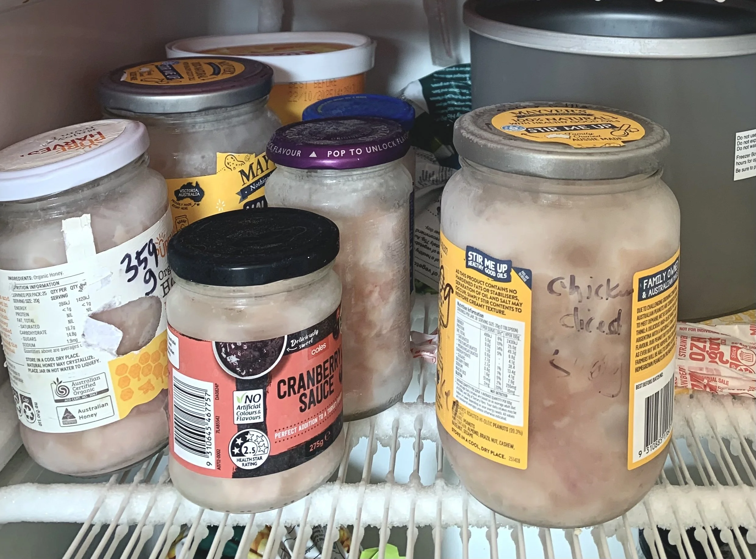 Why I freeze my chicken in glass jars