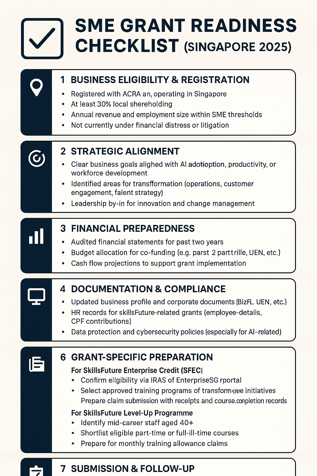 📌 SME Grant Readiness Checklist (2025)
