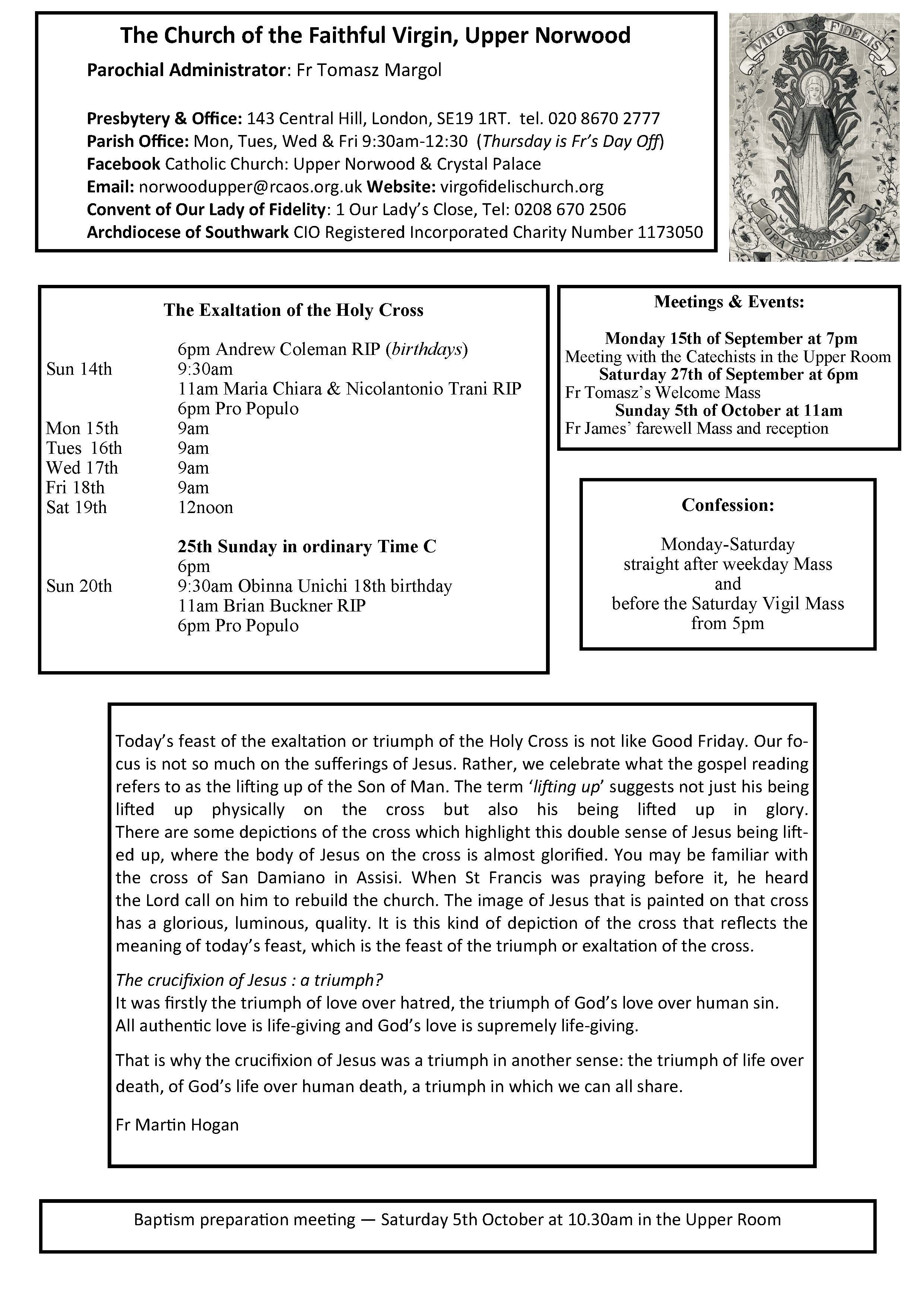 Newsletter 14.09.25