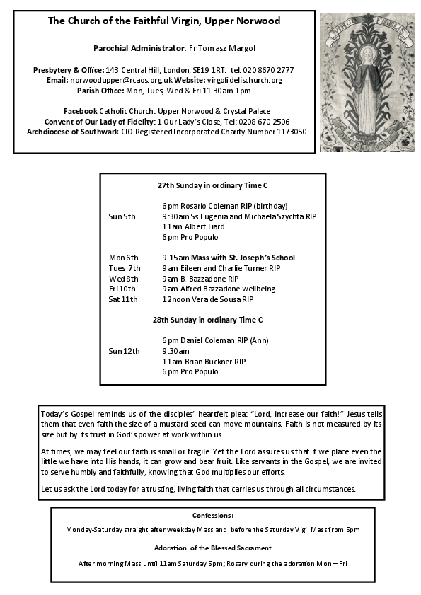 Newsletter 05.10.2025 