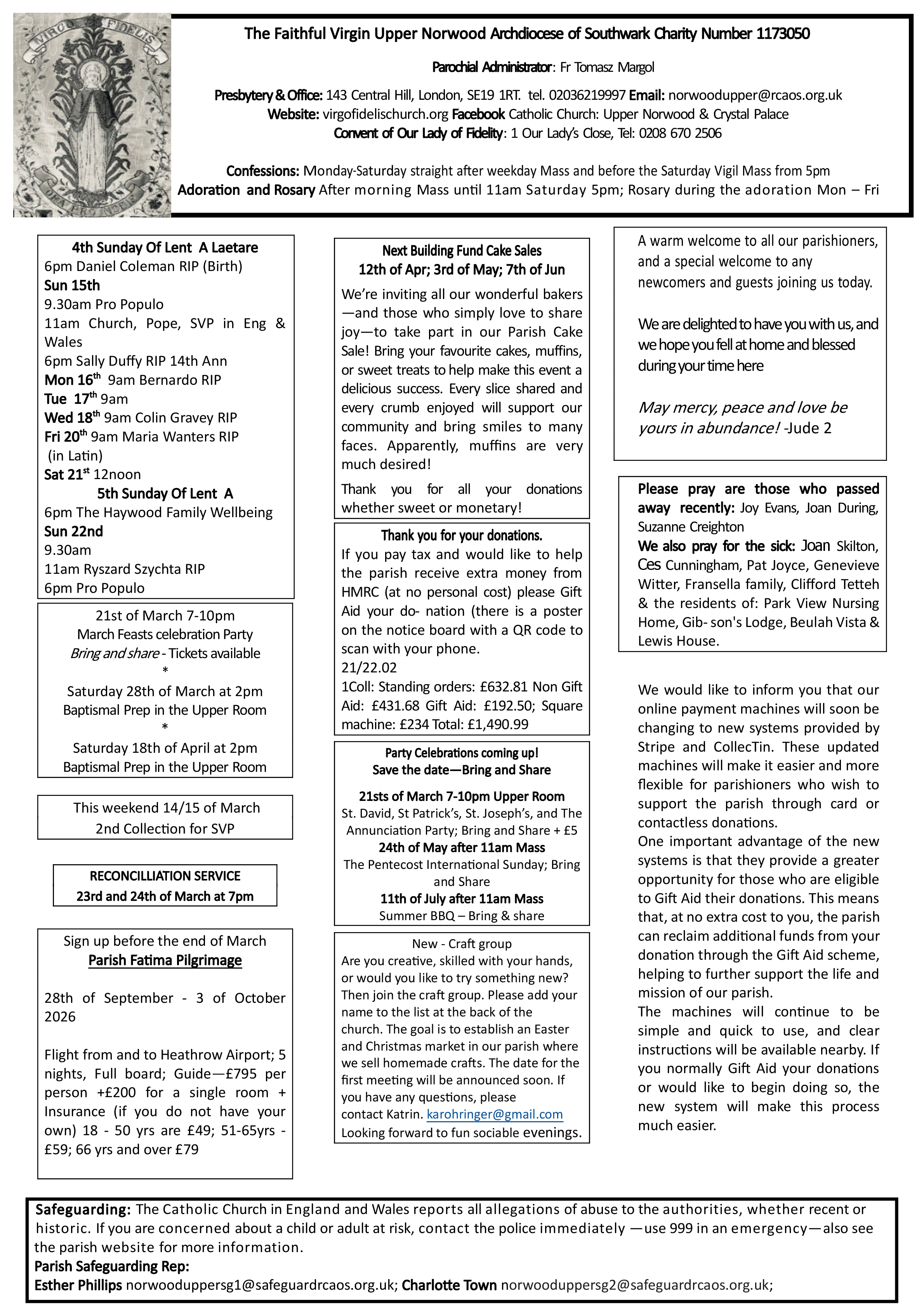 Newsletter 15.03.2026