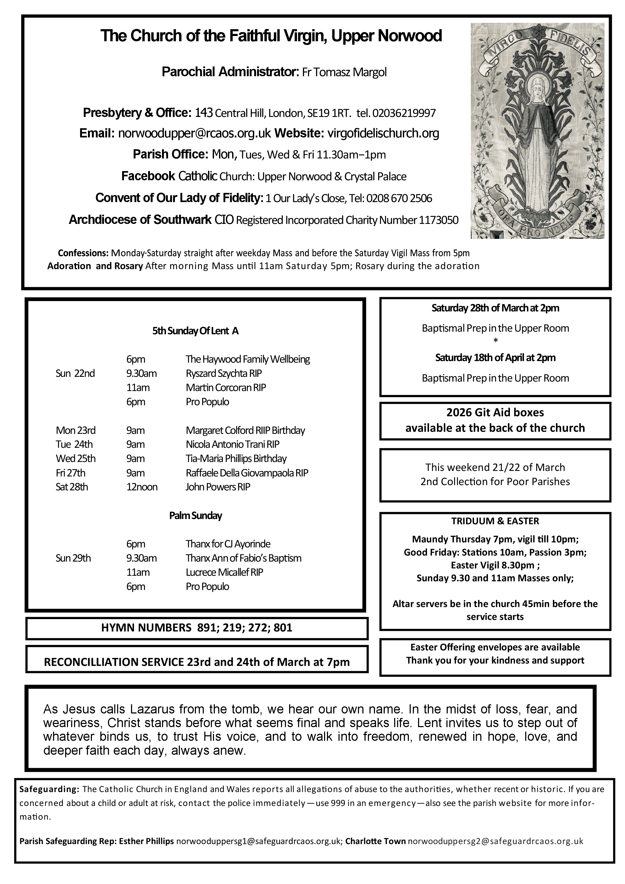 Newsletter 22.03.2026 