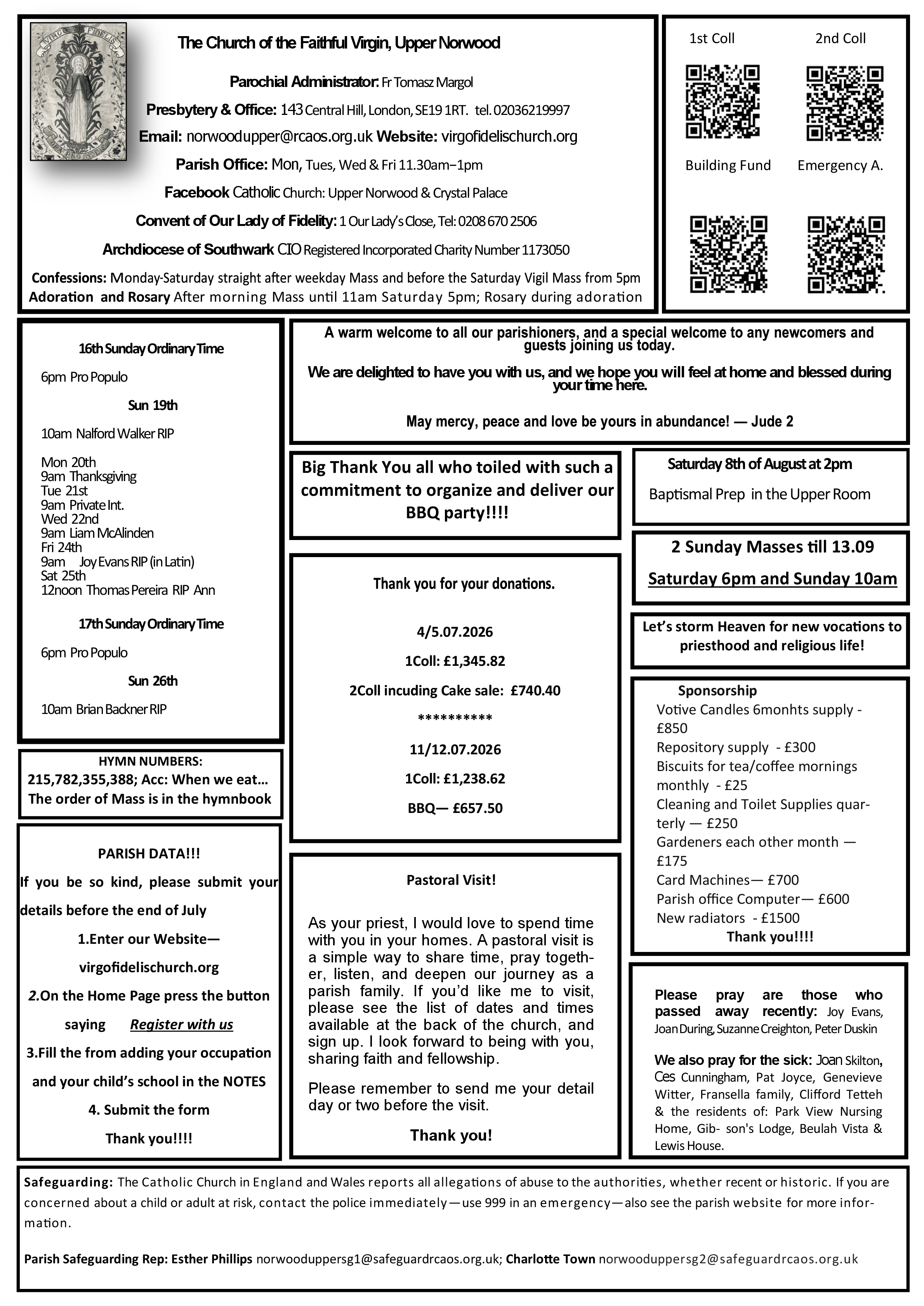 Newsletter 19.07.2026 