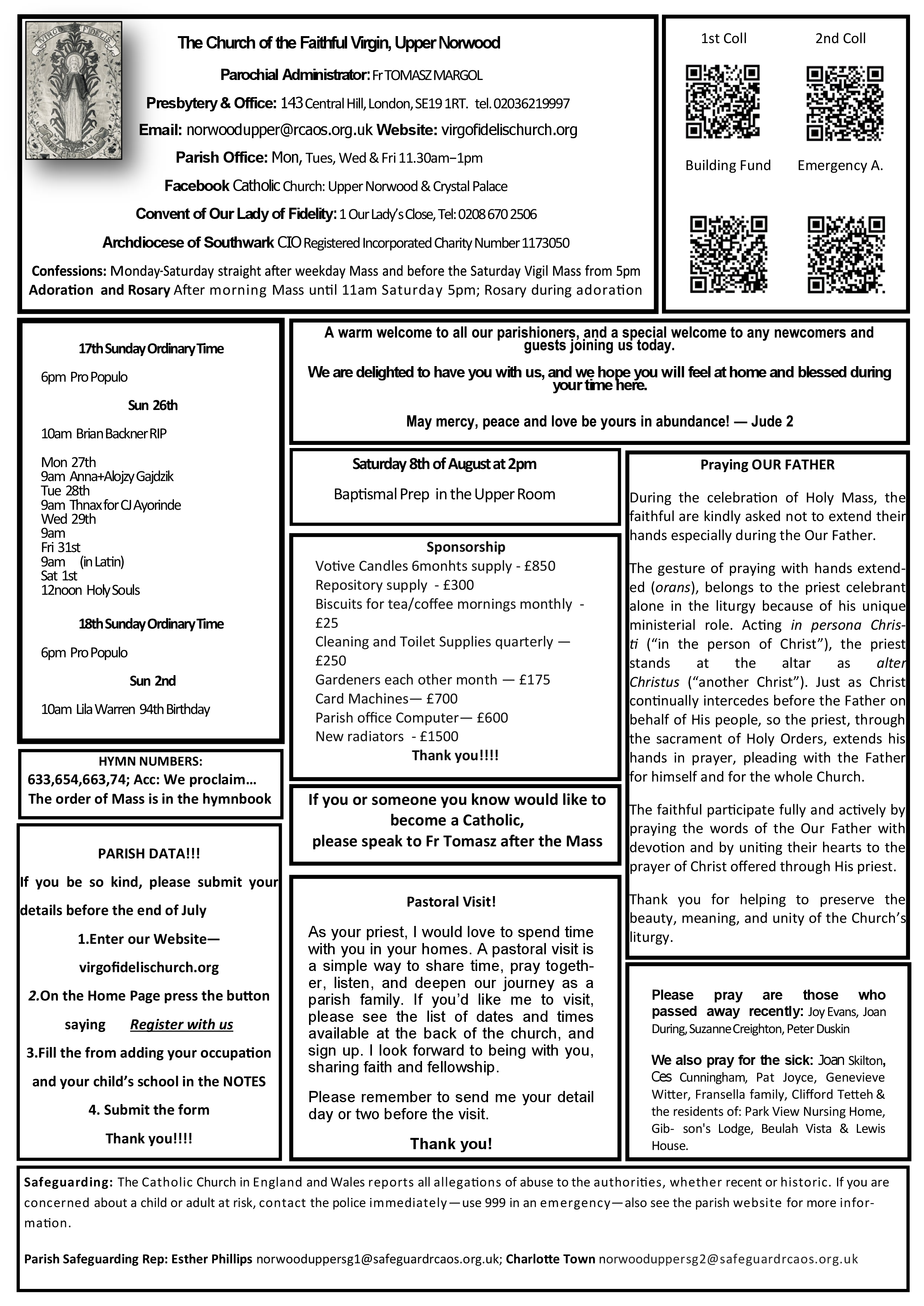 Newsletter 26.07.2026 