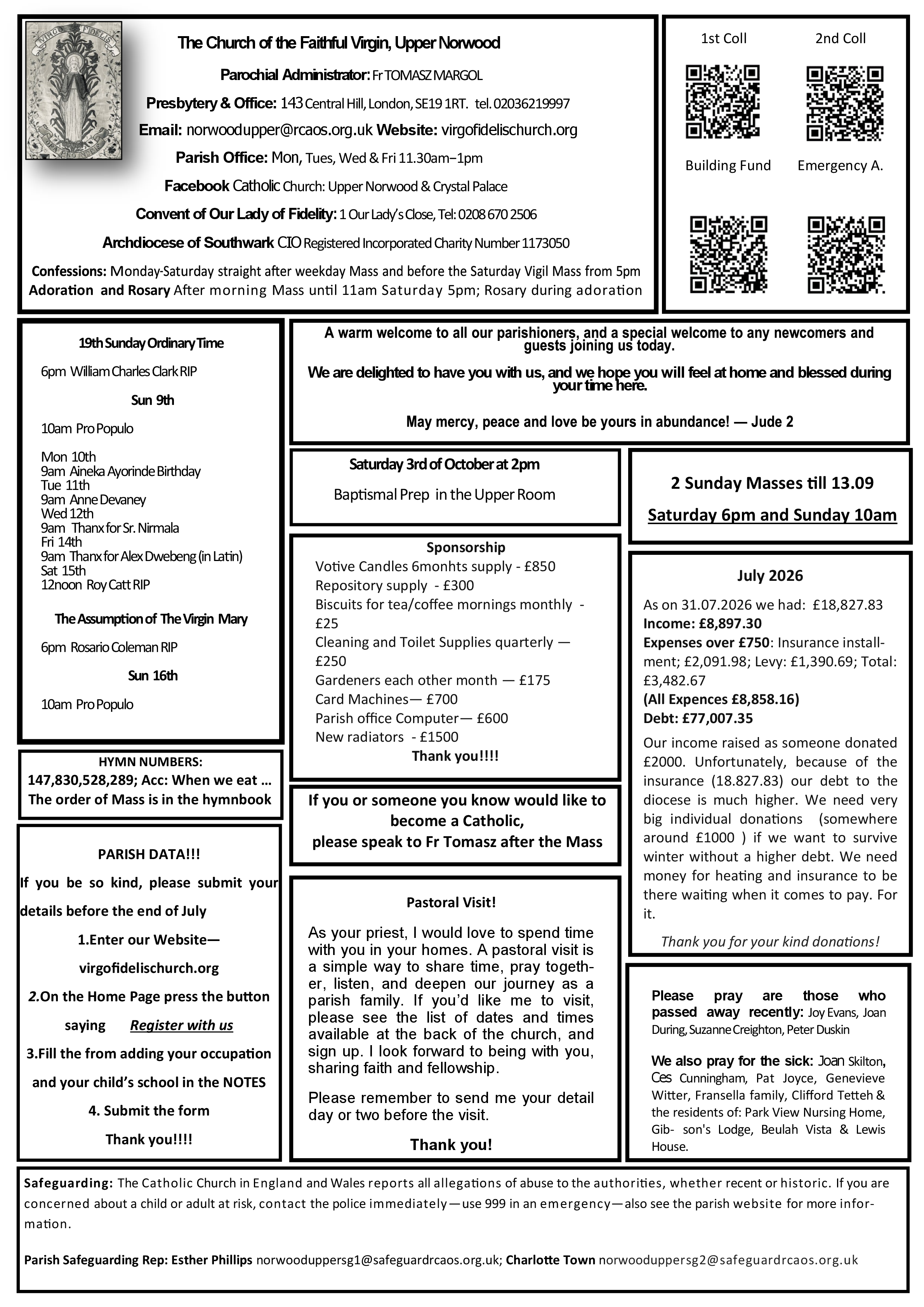 Newsletter 09.08.2026 