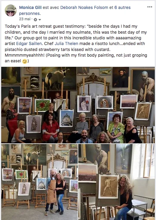 Avis d’élève sur l’atmosphère conviviale et inspirante de l’Atelier Edgar Saillen à Montreuil.