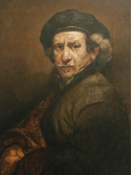Avancée du portrait copié par Edgar Saillen, application des glacis et travail sur la profondeur des contrastes dans l’esprit des maîtres anciens.