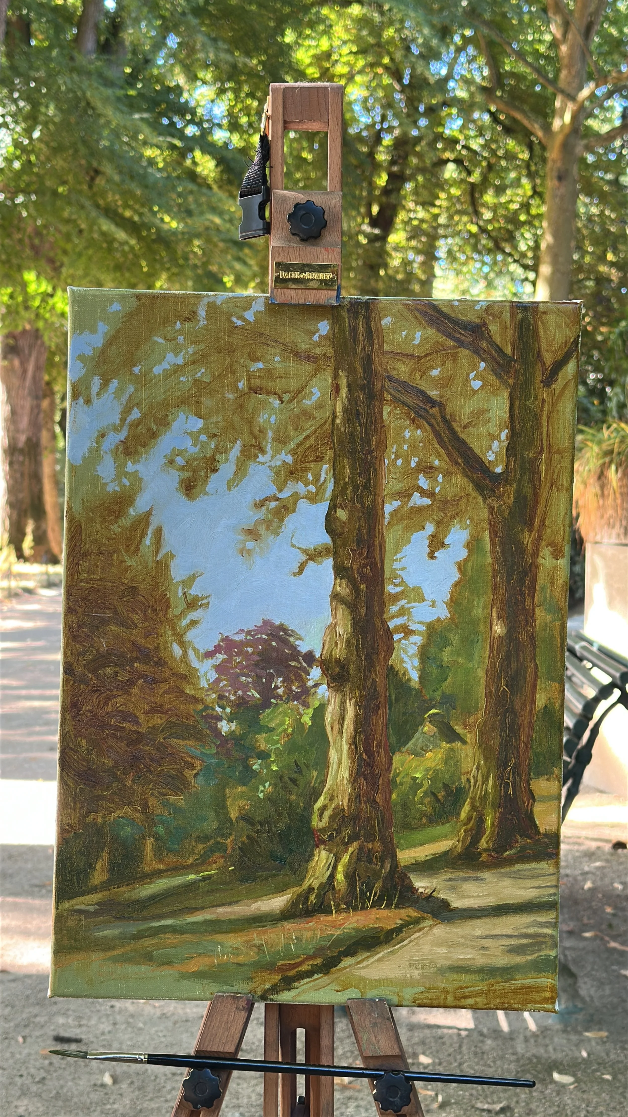 Cours de peinture plein air inspiré des maîtres anciens et des impressionnistes.
