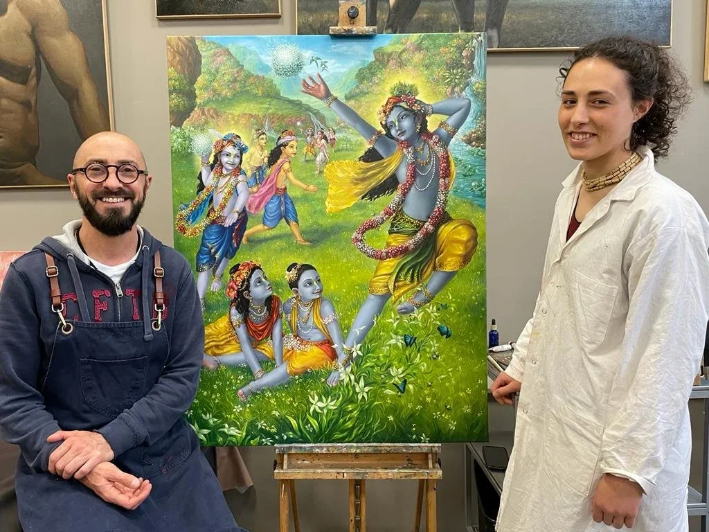 Stages de peinture et dessin dirigés par Edgar Saillen à Laval, offrant aux élèves un cadre créatif et personnalisé.