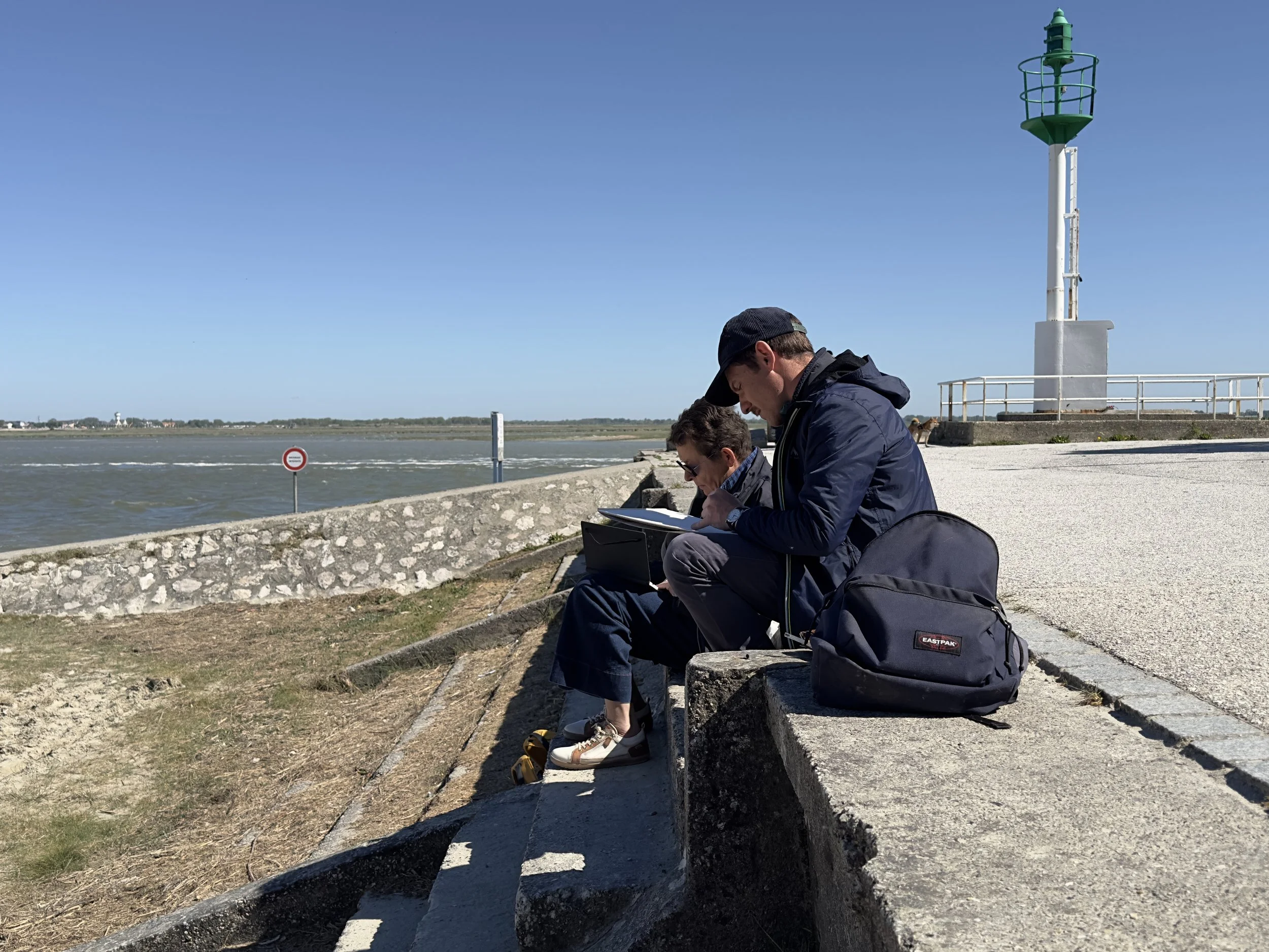 Stage d'été dessin et  peinture de paysage en bord de mer en Baie de Somme