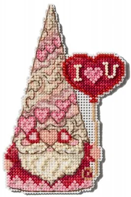 Mill Hill Cross Stitch Kit Gnome with Heart JS20-2511