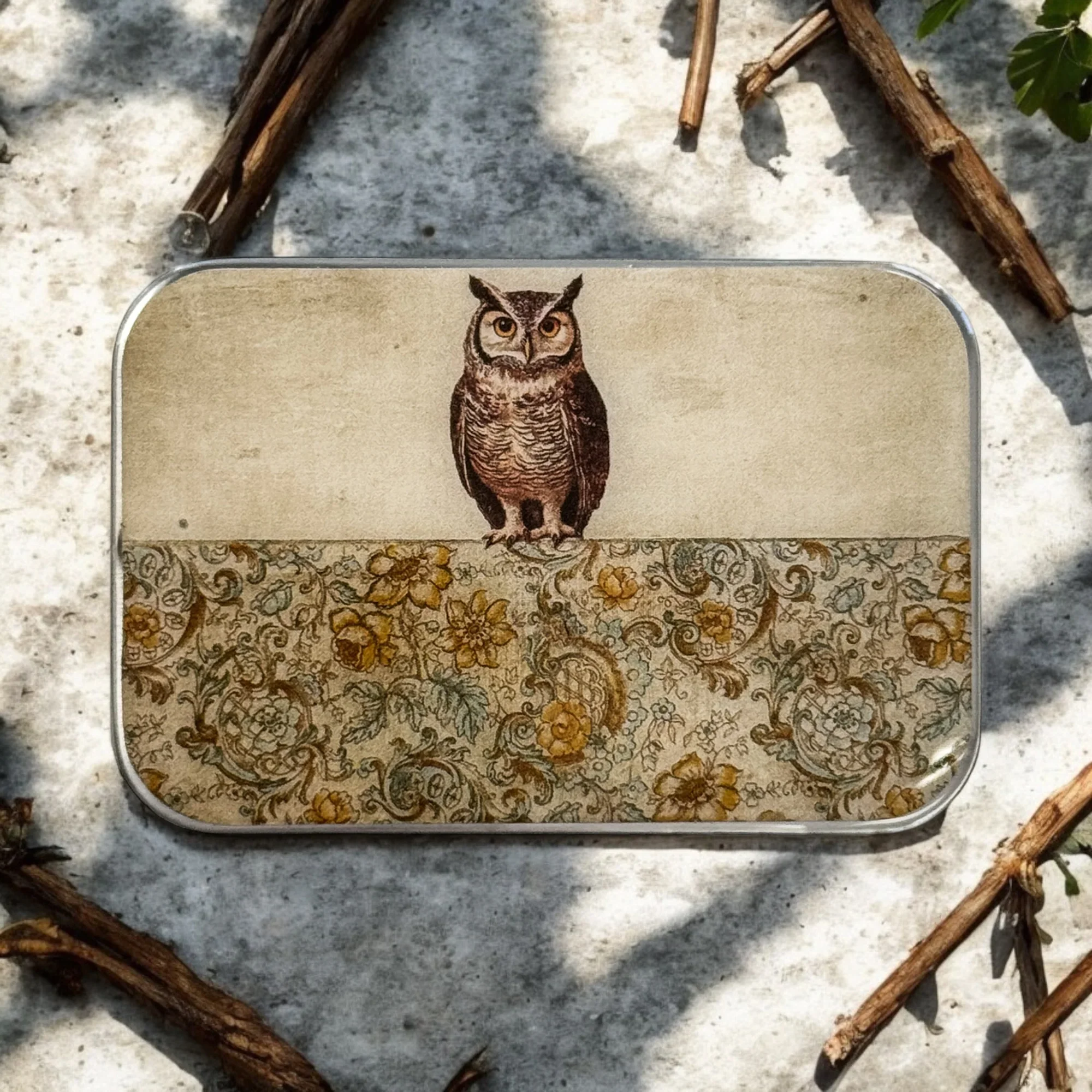 Firefly Notes - Owl Large Notions Tin