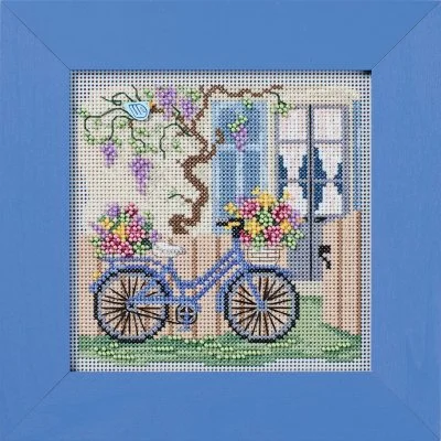 Mill Hill - Blue Bicycle MH14-2414 Beaded Cross Stitch Kit