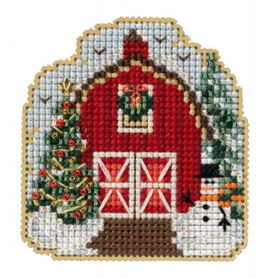 Mill Hill - Winter Barn MH18-2233 Beaded Cross Stitch Kit