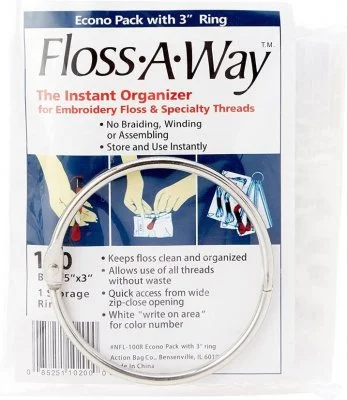 Floss A Way - Floss Organizer 100 Bag Econo Pack Floss