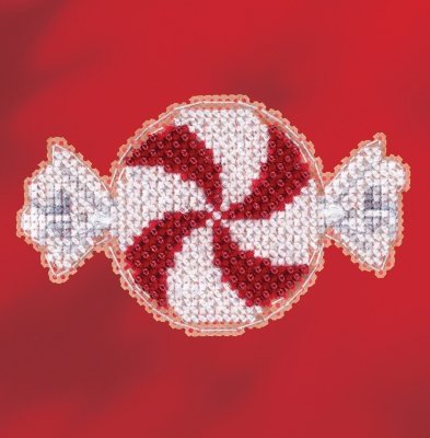 Mill Hill Cross Stitch Kit Peppermint Candy MH18-1732