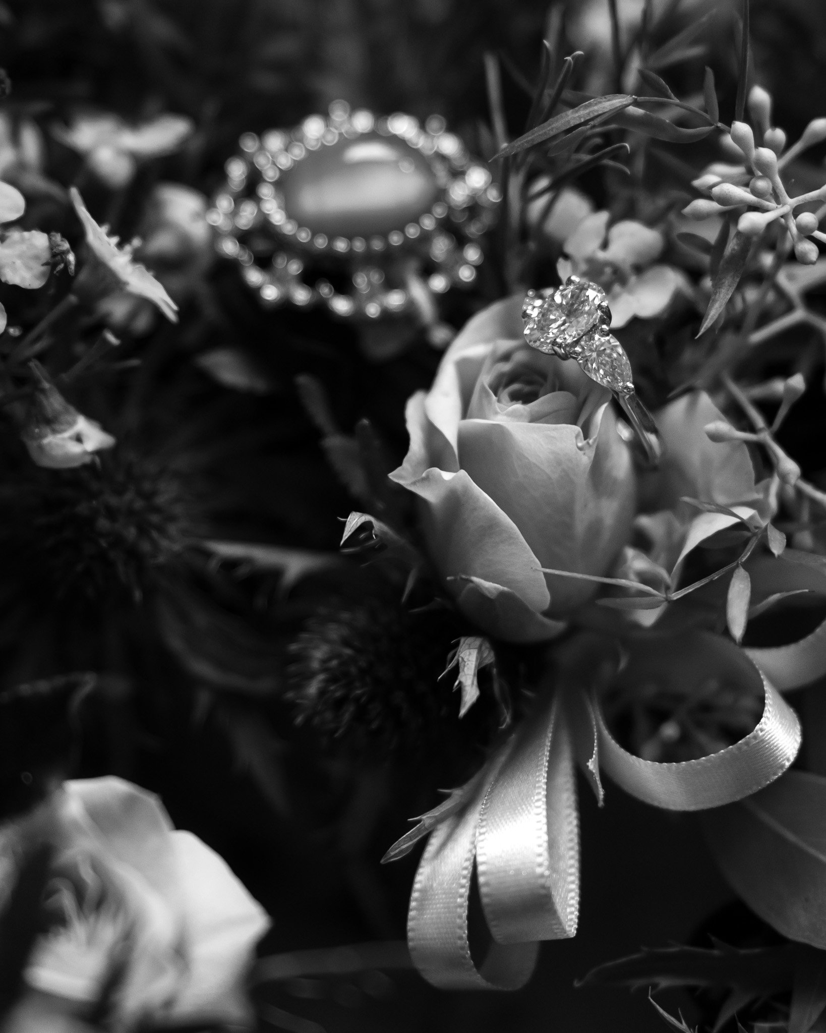 vintage diamonds and flowers 