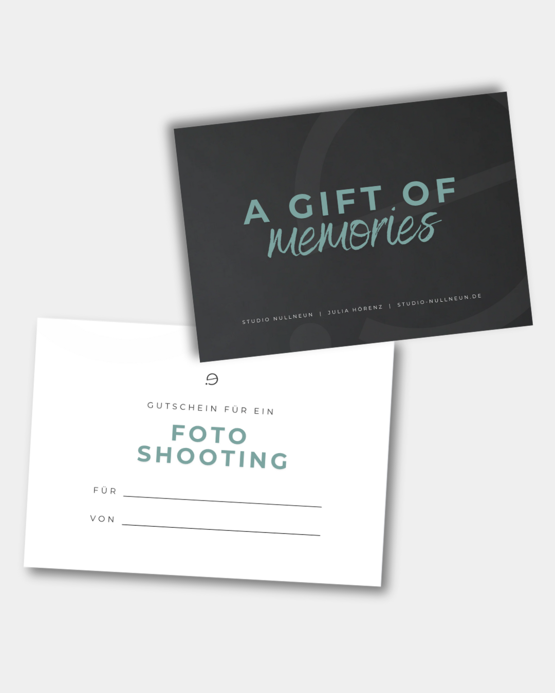 GUTSCHEIN FÜR EIN FOTOSHOOTING