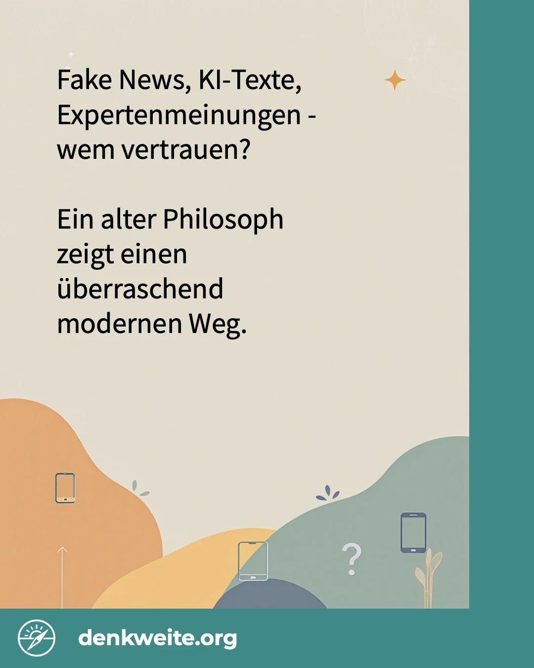 🧠 Hans Albert zeigt: Absolute Gewissheit ist eine Illusion - aber das macht uns frei.
.
Fake News? KI-Halluzinationen? Widerspr&uuml;chliche Experten? 
.
Sein M&uuml;nchhausen-Trilemma erkl&auml;rt, warum wir nie ganz sicher sein k&ouml;nnen. Und wa
