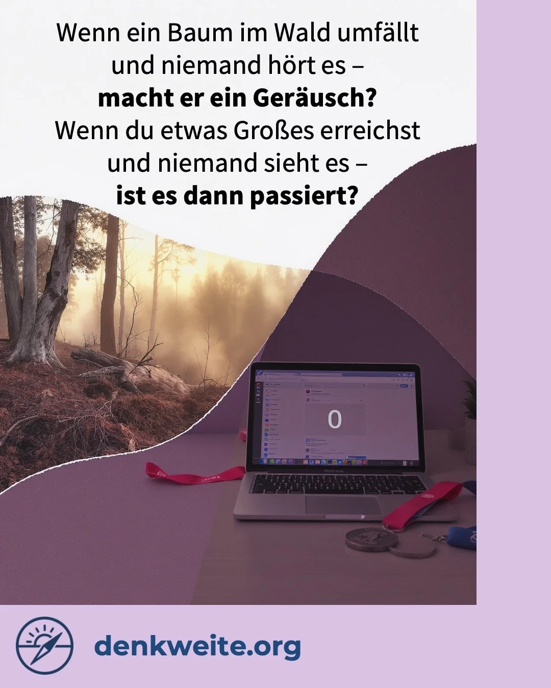 Eine Frage, die seit Jahrhunderten verwirrt - und im Instagram-Zeitalter pl&ouml;tzlich allt&auml;glich wird. 💭

George Berkeley fragte: Braucht Realit&auml;t einen Beobachter? Heute wird daraus: Existiert der perfekte Moment, wenn wir ihn nicht tei