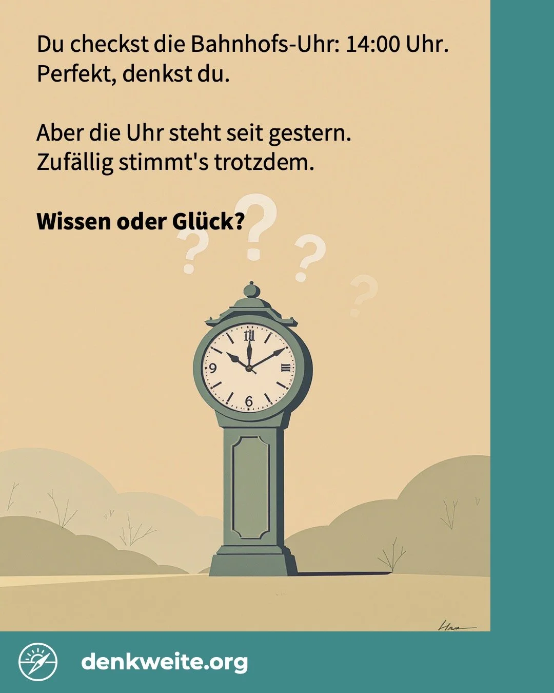 Ein 3-seitiger Artikel, der die Philosophie ersch&uuml;tterte. 🧠

Edmund Gettier fragte 1963: Wenn ich etwas Wahres glaube und gute Gr&uuml;nde habe - ist das automatisch Wissen? Seine Antwort revolutionierte alles: NEIN. Man kann richtig liegen und