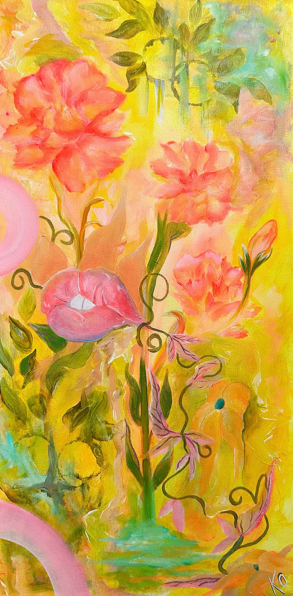 "Breath Prayers" (Acrylic on Canvas)