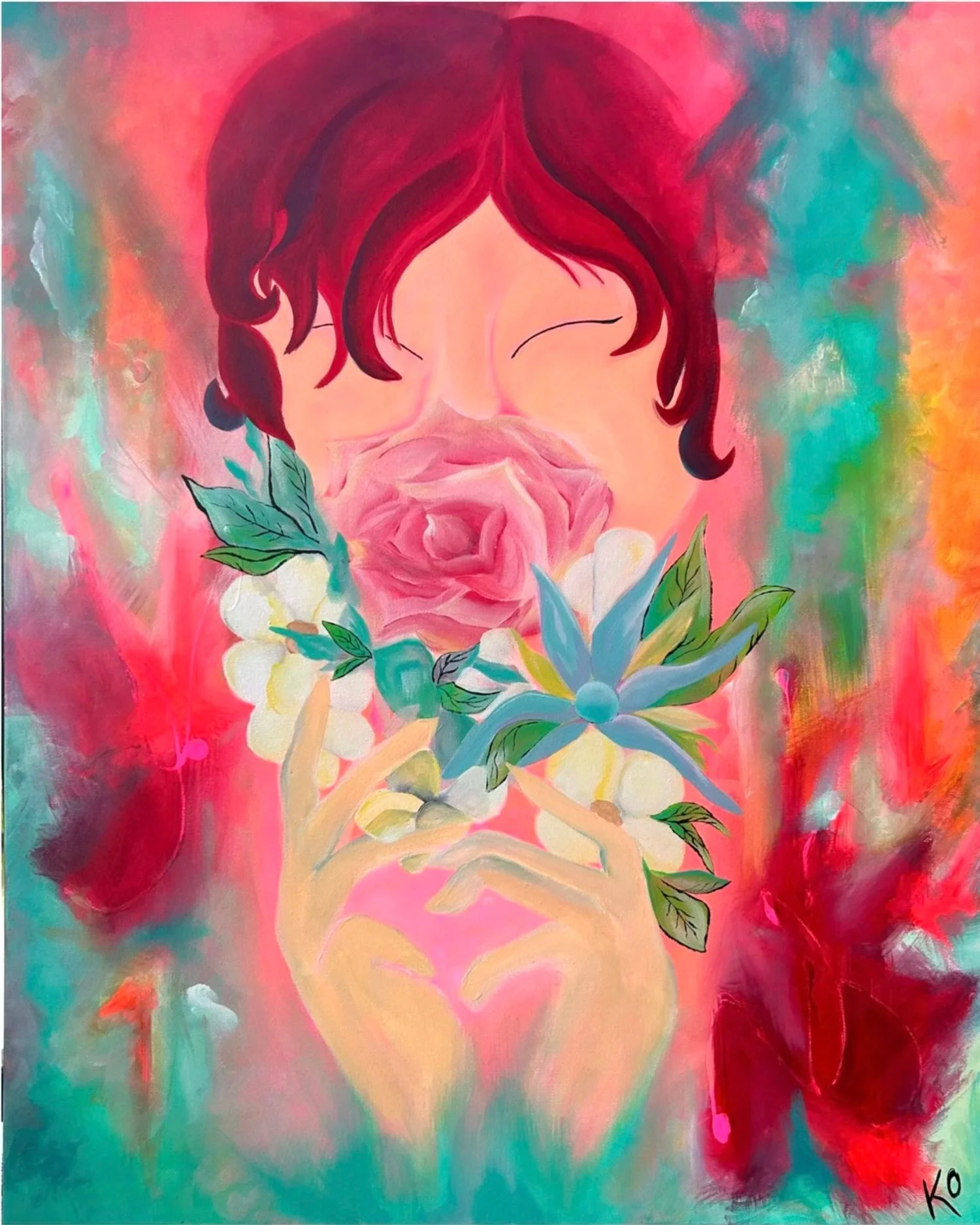 "Galatians 6:8" (Acrylic on Canvas)