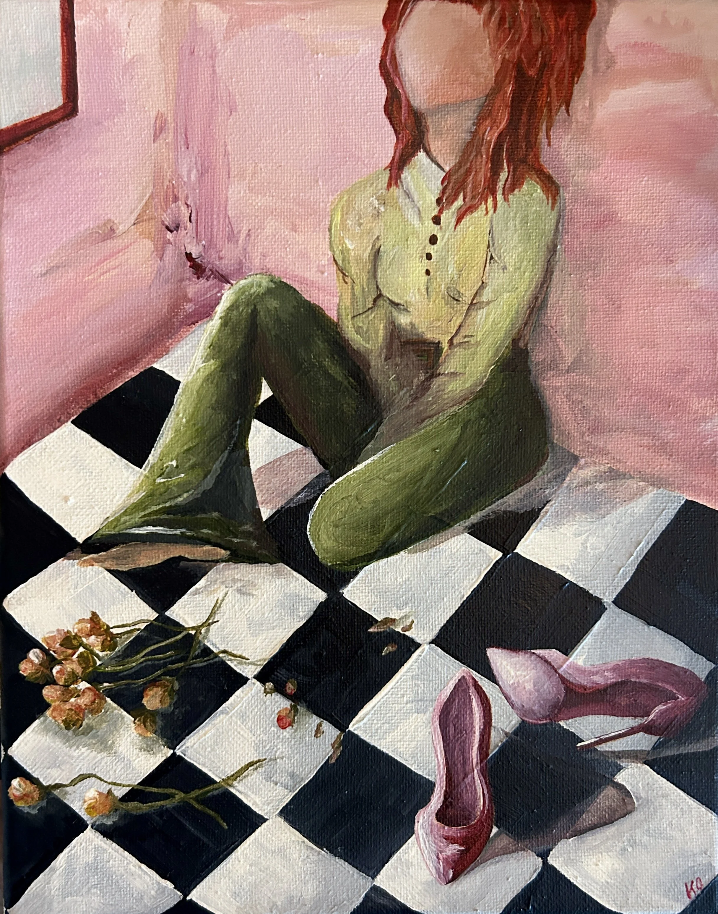 "Secret Corners" (Acrylic on Canvas)