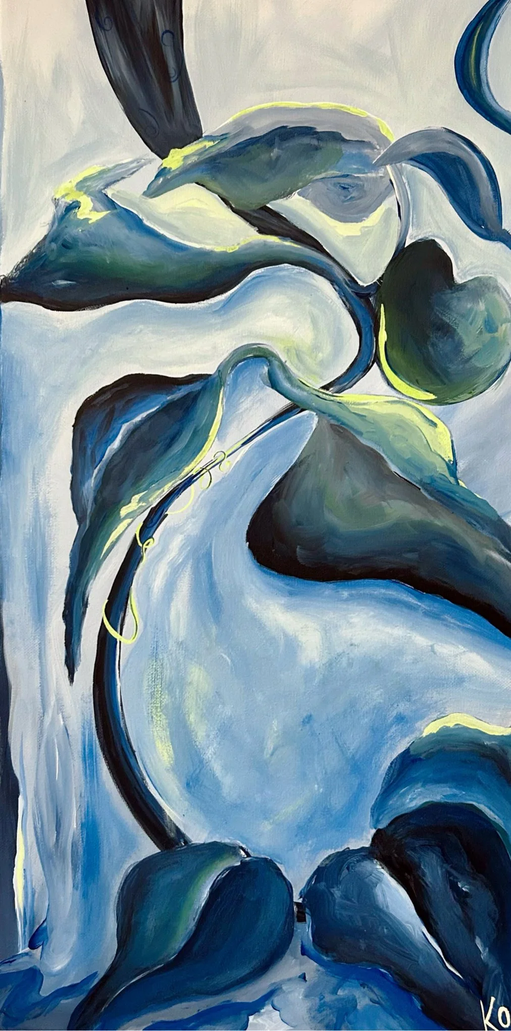 "Light Beneath My Shadows"
(Acrylic on Canvas)